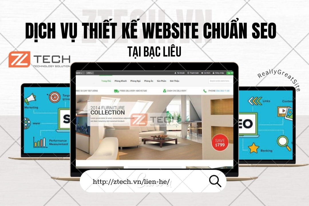 Thiết kế web tại Bạc Liêu 